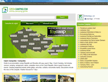 Tablet Screenshot of czech-camping.com